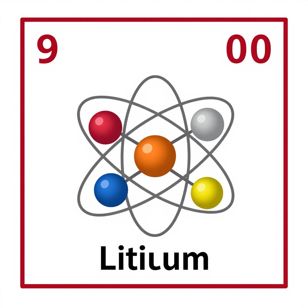 ساختار اتمی لیتیوم