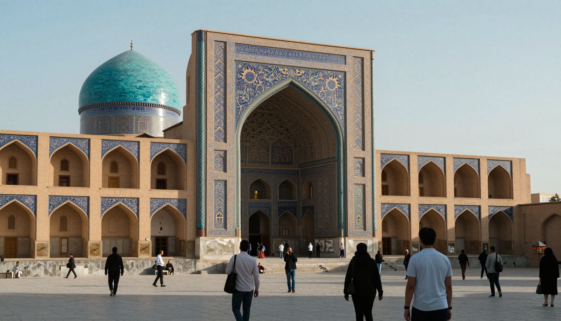 بررسی بنا مسجد جامع یزدبا ویژگی های معماری دوره های مختلف معماری اسلامی