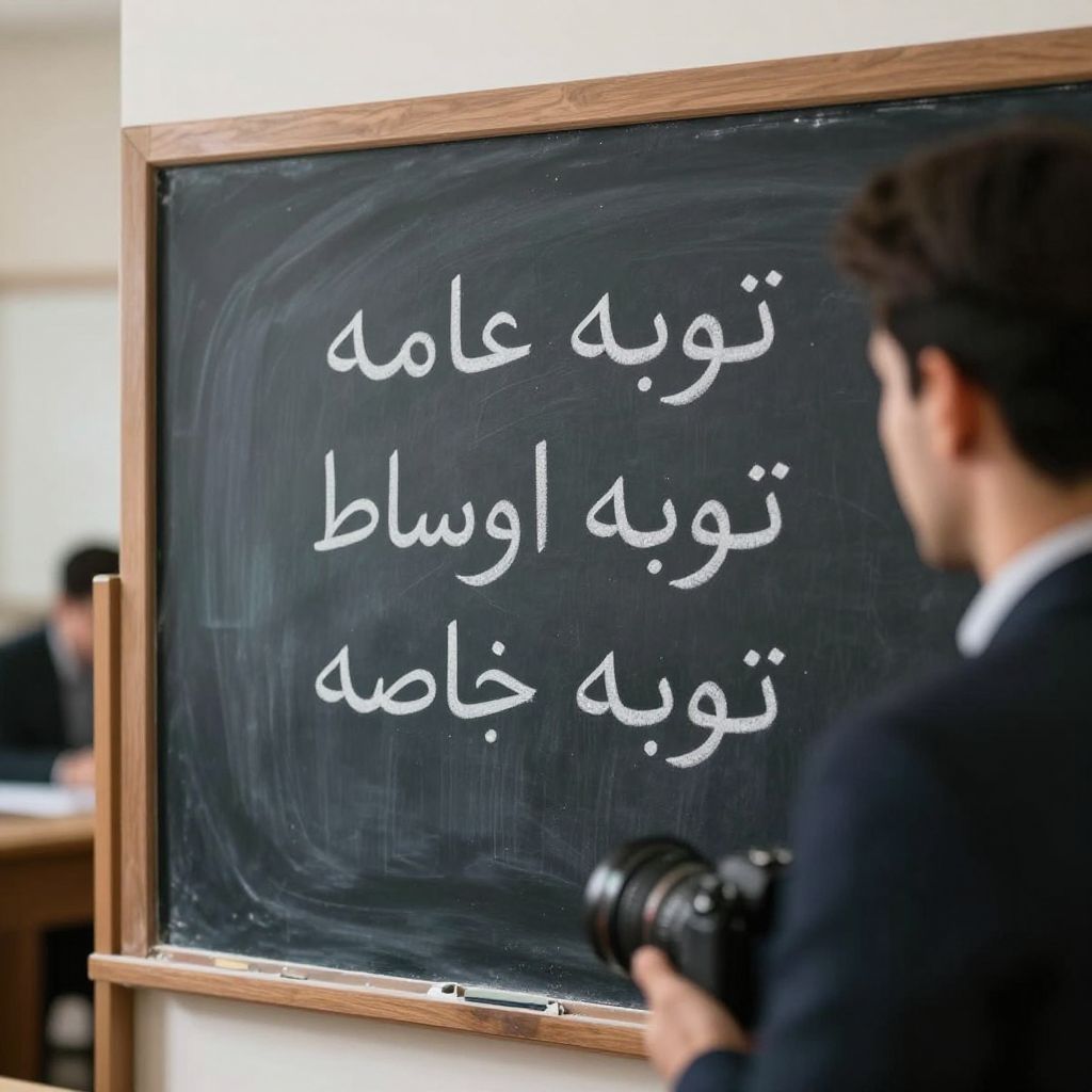 انواع توبه